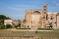 Temple of the goddesses Venus and Roma - once the largest religious building in ancient Rome