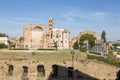 Temple of the goddesses Venus and Roma - once the largest religious building in ancient Rome