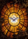 Throne Bernini Holy Spirit Dove Saint Peter`s Basilica Vatican Rome Italy. Bernini created Saint