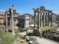 19.06.2017, Rome, italy: Beautiful view of Ruins of famous Roman