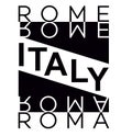 Rome Italy black denim and apparel