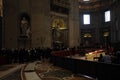 Vatican. The body of Pope Benedict XVI, the German Joseph Ratzinger, was displayed in St. Peter`s Basilica