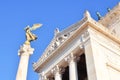 Rome, Italy. National monument of Victor Emmanuel II Monumento Nazionale a Vittorio Emanuele II Royalty Free Stock Photo