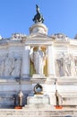 Rome, Italy. National monument of Victor Emmanuel II Monumento Nazionale a Vittorio Emanuele II Royalty Free Stock Photo