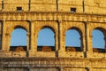 Rome Italy, close-up view of Colosseum Royalty Free Stock Photo