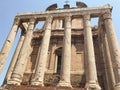 rome italy colliseum ruins of amphiteature and architecture Royalty Free Stock Photo