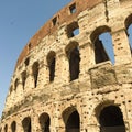 rome italy colliseum ruins of amphiteature and architecture Royalty Free Stock Photo