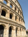 rome italy colliseum ruins of amphiteature and architecture Royalty Free Stock Photo