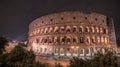 Rome, Italy: Colosseum, Flavian Amphitheatre Royalty Free Stock Photo