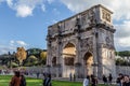 ROME, ITALY - DECEMBER 01, 2019:  Arch of Costantine of Rome in Italy Royalty Free Stock Photo