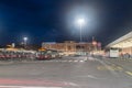 Bus terminal of Roma Termini at night. Termini is also the main hub for public transport inside Rome Royalty Free Stock Photo