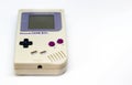 The Gameboy portable video game console from Nintendo isolated on a white background