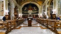 Basilica of Santi Cosma e Damiano (Basilica of Saints Cosmas and Damian) in Rome, Italy Royalty Free Stock Photo