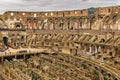 Roman Coliseum Interior View, Rome, Italy Royalty Free Stock Photo