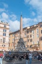 The Obelisco Macuteo at Piazza della Rotonda square