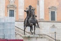Replica of the Equestrian Statue of Marcus Aurelius on the Capitoline Hill