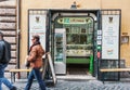 Traditional Italian ice cream shop gelateria Royalty Free Stock Photo