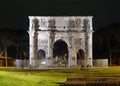 Triumphal Arch of Constantine in Rome Royalty Free Stock Photo