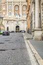 Cobblestone Street Rome Italy Royalty Free Stock Photo