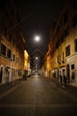 Borgo Pio by night, Rome, Italy