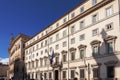 Facade of the Chigi Palace in Rome