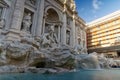 Rome, Italy Fontana de Trevi Famous Landmark Fountain Architecture Statues Closeup