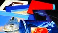 Artwork of the cd collection by DIRE STRAITS. British rock group founded in 1977 by Mark Knopfler Royalty Free Stock Photo