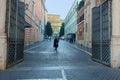 A member of the Pontifical Swiss Guard Vatican in Rome, Italy Royalty Free Stock Photo