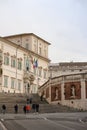 ROME, ITALY - January 11, 2022: near the residence of the President of the Italian Republic.