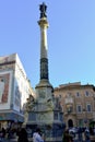 Piazza Mignanelli Colonna Dell Immacoloata Column Spanish Embassy Rome Italy