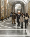 People at Vatican Museum, Rome, Italy Royalty Free Stock Photo