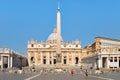 The Basilica of Saint Peter at the Vatican on a sunny summer day