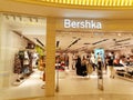 Bershka Store in Rome, Italy with people shopping