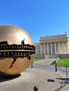 Giant fractured sphere at the Vatican Museums