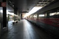 Platform of Roma Termini Station Royalty Free Stock Photo