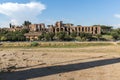 Amazing panoramic view of Circus Maximus and Palatine Hill in city of Rome, Italy Royalty Free Stock Photo