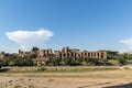 Amazing panoramic view of Circus Maximus and Palatine Hill in city of Rome, Italy Royalty Free Stock Photo