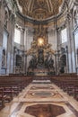 Apse at Saint Peter`s Basilica with the Chair of Saint Peter Royalty Free Stock Photo
