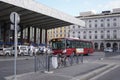 Atac bus terminus in Rome, Italy