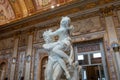 Baroque marble sculpture Rape of Proserpine by Bernini 1621 in Galleria Borghese