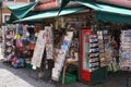 Newsstand outside Royalty Free Stock Photo