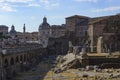 The Trajan`s Markets near Via dei Fori Imperiali Royalty Free Stock Photo