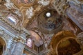 Panoramic view of interior of Santa Maria della Vittoria