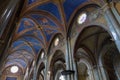 Panoramic view of interior of Santa Maria sopra Minerva