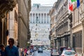 Rome, ITALY - JUNE 01: Piazza Venezia and Victor Emmanuel II Monument in Rome, Italy on June 01, 2016 Royalty Free Stock Photo