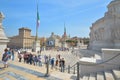 Rome, ITALY - JUNE 01: Piazza Venezia and Victor Emmanuel II Monument in Rome, Italy on June 01, 2016 Royalty Free Stock Photo