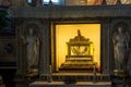 Reliquary containing the chains of St. Peter in church of Saint Peter in Chains San Pietro in Vinc Royalty Free Stock Photo