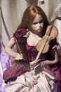 Rome, Italy - June 28, 2010: Sinister porcelain doll