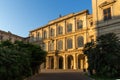Sunset view of Palazzo Barberini - National Gallery of Ancient Art in Rome, Italy Royalty Free Stock Photo