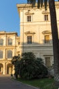 Sunset view of Palazzo Barberini - National Gallery of Ancient Art in Rome, Italy Royalty Free Stock Photo